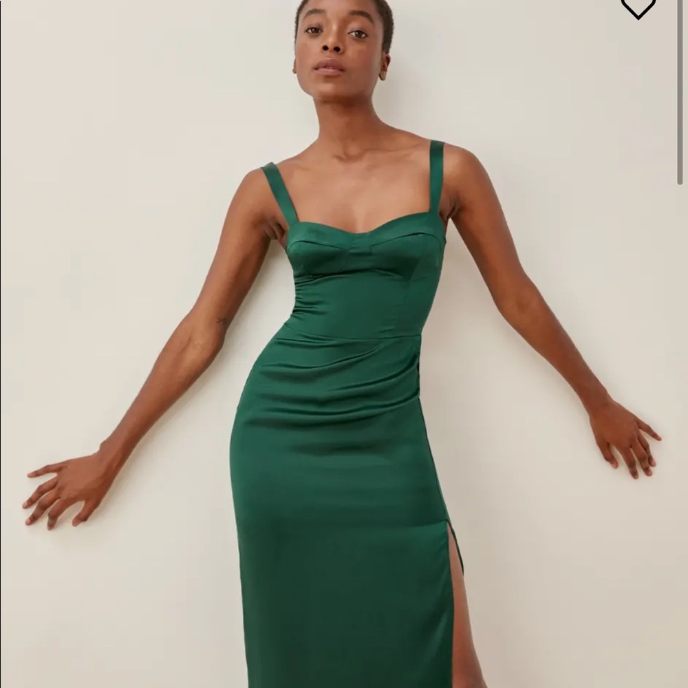NWT Reformation Floor Length Tally Gown